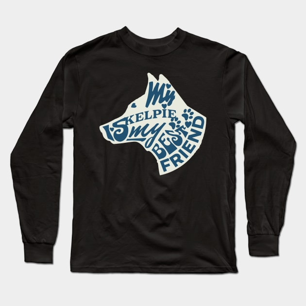 Kelpie Long Sleeve T-Shirt by CHromatic.Blend